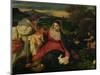 Madonna and Child with St. Catherine (The Virgin of the Rabbit) circa 1530-Titian (Tiziano Vecelli)-Mounted Giclee Print