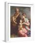 Madonna and Child with St. Elizabeth and the Infant St. John the Baptist (Panel)-Andrea del Sarto-Framed Giclee Print