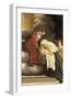 Madonna and Child with St. Frances of Rome-Orazio Gentileschi-Framed Giclee Print