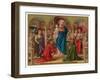 Madonna and Child with St Fredianus and St Augustine, 1437-1438-Franz Kellerhoven-Framed Giclee Print