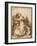 Madonna and Child with St John, All Asleep-Agostino Carracci-Framed Giclee Print
