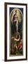 Madonna and Child with St. John and St. Jerome, 1526-27-Parmigianino-Framed Giclee Print