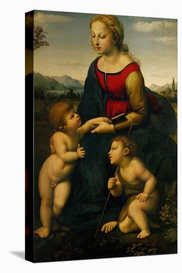 Madonna and Child with St. John the Baptist, 1507-Raphael-Stretched Canvas