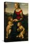 Madonna and Child with St. John the Baptist, 1507-Raphael-Stretched Canvas