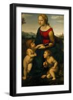 Madonna and Child with St. John the Baptist, 1507-Raphael-Framed Giclee Print