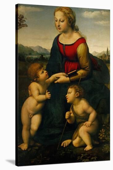 Madonna and Child with St. John the Baptist, 1507-Raphael-Stretched Canvas
