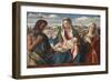 Madonna and Child with St John the Baptist and a Saint, 1500-1504-Giovanni Bellini-Framed Giclee Print