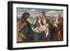 Madonna and Child with St John the Baptist and a Saint, 1500-1504-Giovanni Bellini-Framed Giclee Print