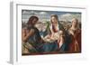 Madonna and Child with St John the Baptist and a Saint, 1500-1504-Giovanni Bellini-Framed Giclee Print