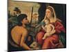 Madonna and Child with St John the Baptist-null-Mounted Giclee Print