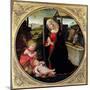 Madonna and Child with St. John the Baptist-Domenico Ghirlandaio-Mounted Giclee Print