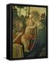 Madonna and Child with St. John the Baptist-Sandro Botticelli-Framed Stretched Canvas