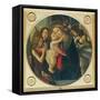 Madonna and Child with St. John the Baptist-Sandro Botticelli-Framed Stretched Canvas