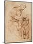 Madonna and Child with St. John-Sanzio Raffaello-Mounted Giclee Print