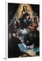 Madonna and Child with St Joseph-St Catherine-Framed Giclee Print