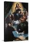 Madonna and Child with St Joseph-St Catherine-Stretched Canvas