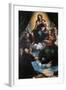 Madonna and Child with St Joseph-St Catherine-Framed Giclee Print