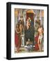 Madonna and Child with Sts John the Baptist-Monica-Framed Giclee Print