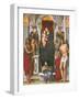 Madonna and Child with Sts John the Baptist-Monica-Framed Giclee Print