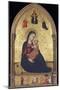 Madonna and Child with the Holy Trinity and the Annunciation-Lorenzo Di Bicci-Mounted Photographic Print