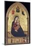 Madonna and Child with the Holy Trinity and the Annunciation-Lorenzo Di Bicci-Mounted Photographic Print