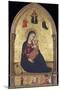 Madonna and Child with the Holy Trinity and the Annunciation-Lorenzo Di Bicci-Mounted Photographic Print