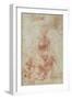Madonna and Child with the Infant Saint John the Baptist, C.1506-7-Raphael-Framed Giclee Print