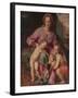 Madonna and Child with the Infant Saint John the Baptist, c.1572-Santi di Tito-Framed Giclee Print