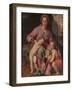 Madonna and Child with the Infant Saint John the Baptist, c.1572-Santi di Tito-Framed Giclee Print