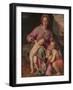 Madonna and Child with the Infant Saint John the Baptist, c.1572-Santi di Tito-Framed Giclee Print