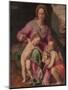 Madonna and Child with the Infant Saint John the Baptist, c.1572-Santi di Tito-Mounted Giclee Print