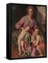 Madonna and Child with the Infant Saint John the Baptist, c.1572-Santi di Tito-Framed Stretched Canvas