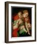 Madonna and Child with the Infant St. John the Baptist-Jacopo da Carucci Pontormo-Framed Giclee Print