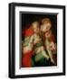 Madonna and Child with the Infant St. John the Baptist-Jacopo da Carucci Pontormo-Framed Giclee Print