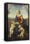 Madonna and Child with the Infant St. John (The Beautiful Gardener), 1507-Raffael-Framed Stretched Canvas