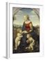 Madonna and Child with the Infant St. John (The Beautiful Gardener), 1507-Raffael-Framed Giclee Print