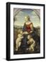 Madonna and Child with the Infant St. John (The Beautiful Gardener), 1507-Raffael-Framed Giclee Print
