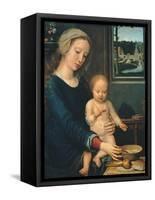 Madonna and Child with the Milk Soup, 1510-1515-Gerard David-Framed Stretched Canvas