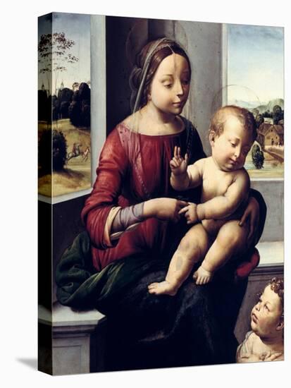 Madonna and Child with the Young Saint John the Baptist, C1497-Fra Bartolomeo-Stretched Canvas