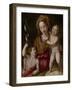 Madonna and Child with the Young St. John the Baptist, C.1575 (Oil on Panel)-Jacopo Chimenti Empoli-Framed Giclee Print