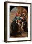 Madonna and Child with Three Saints, Ca 1760-Giandomenico Tiepolo-Framed Giclee Print