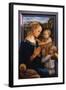 Madonna and Child with Two Angels, 1460S-Fra Filippo Lippi-Framed Giclee Print