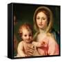 Madonna and Child with Two Angels, 1770-73-Anton Raphael Mengs-Framed Stretched Canvas