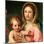 Madonna and Child with Two Angels, 1770-73-Anton Raphael Mengs-Mounted Giclee Print