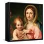 Madonna and Child with Two Angels, 1770-73-Anton Raphael Mengs-Framed Stretched Canvas