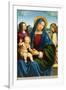 Madonna and Child with Two Angels, c.1495-1500-Il Francia-Framed Giclee Print