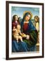 Madonna and Child with Two Angels, c.1495-1500-Il Francia-Framed Giclee Print