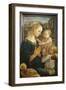 Madonna and Child with Two Angels-Fra Filippo Lippi-Framed Giclee Print