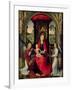 Madonna and Child with Two Angels-Hans Memling-Framed Giclee Print