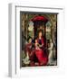 Madonna and Child with Two Angels-Hans Memling-Framed Giclee Print